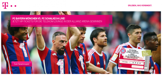 Telekom - FC Bayern VS Schalke 04 - VIP Tickets